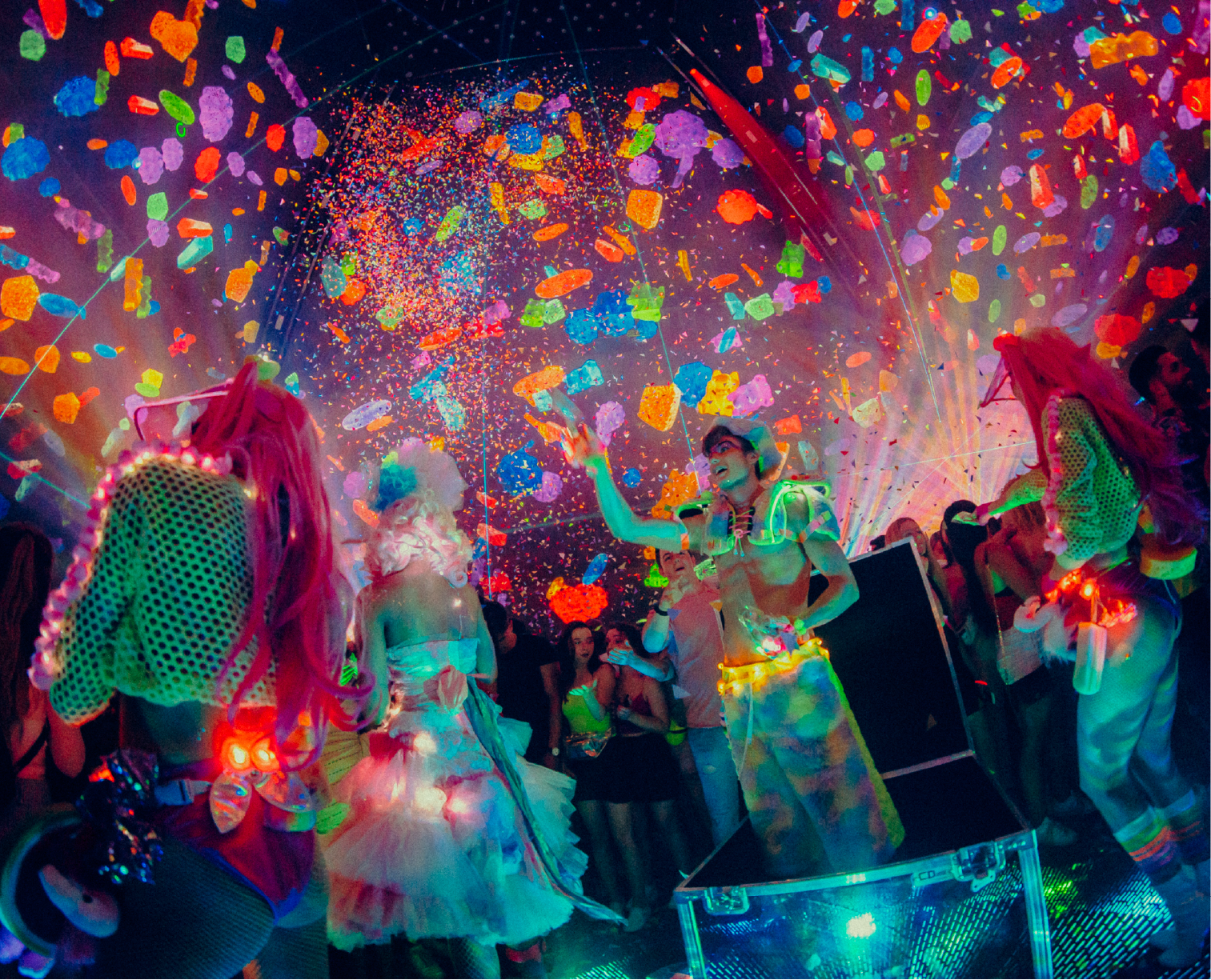 Collective moment during Candy World by PY1 Nights